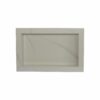 Nicho Para Banheiro 100% Porcelanato 22 -  Branco Marmorizado 30x50