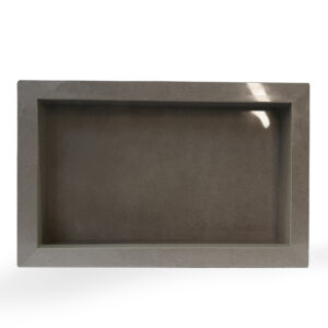 Nicho 100% Porcelanato Polido N°13 - Cinza Cimento Queimado Escuro 30x50