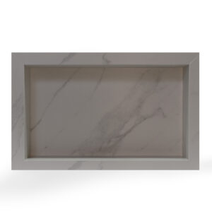Nicho 100% Porcelanato Fosco (Acetinado) N°02Fo - Banco Marmorizado Fosco 30x50